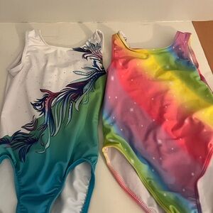 Colorful Gymnastics Leotards